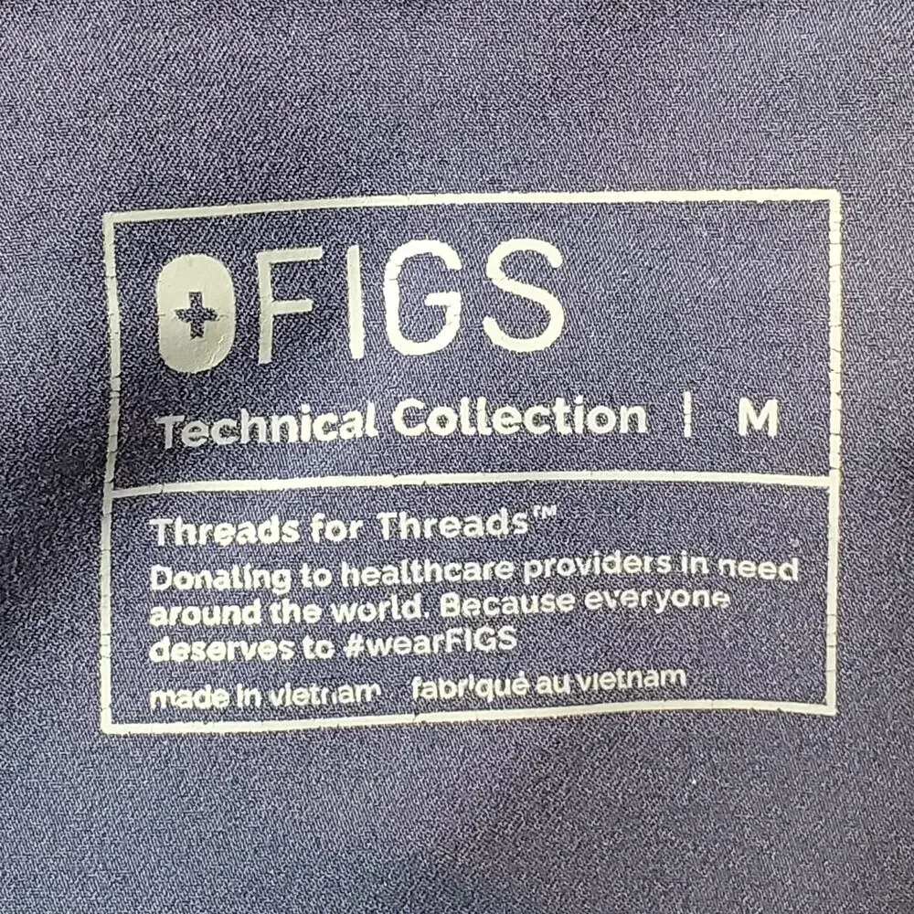 Figs Men's Size M Tansen Jogger Slim-Fit Scrub Pants Blue MXXSW2004S